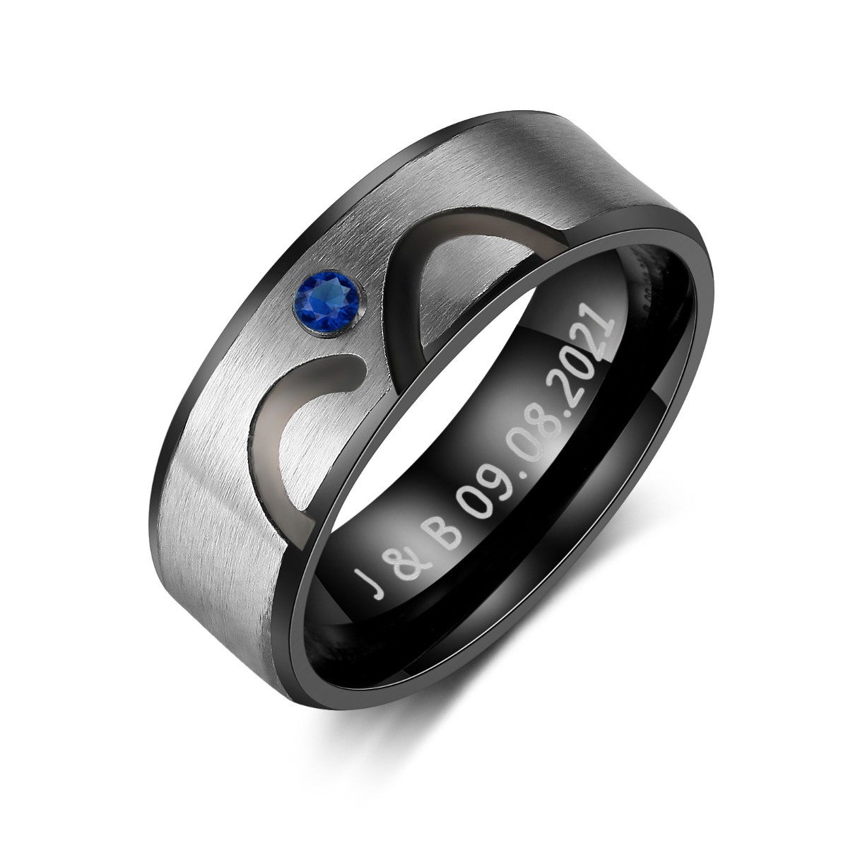Custom 3D Jewelry Couple Ring
