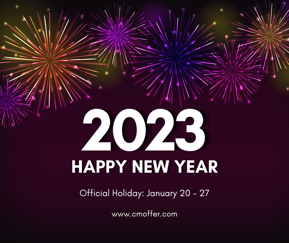 Official holiday January 20 - 27,2023