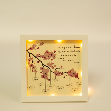 Custom Name Family LED Light Ornament