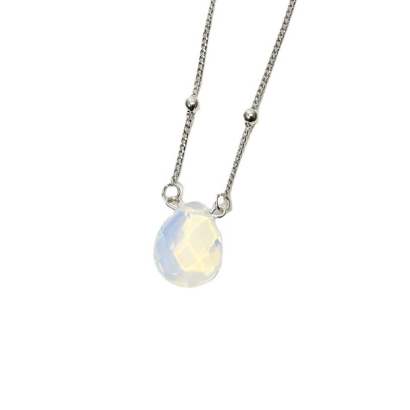 Natural Stone Drop Necklace